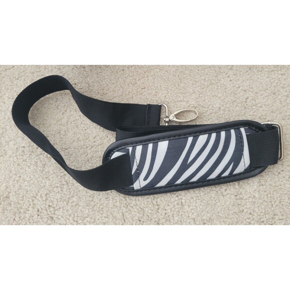 NWT Calpak Zany 21" Laptop   Carry On Luggage Bag Zebra 21X14X8.5" Easy Carry - Picture 11 of 11